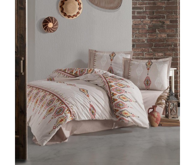 Lenjerie de pat ranforce clasy king size (ethnica) Lenjerie de pat ranforce clasy king size (ethnica)